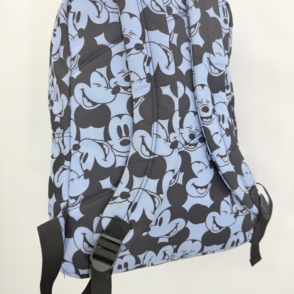 Disney Mickey Mouse Backpack Unisex OS Blue Black All Over Print Character Bag - Picture 6 of 9